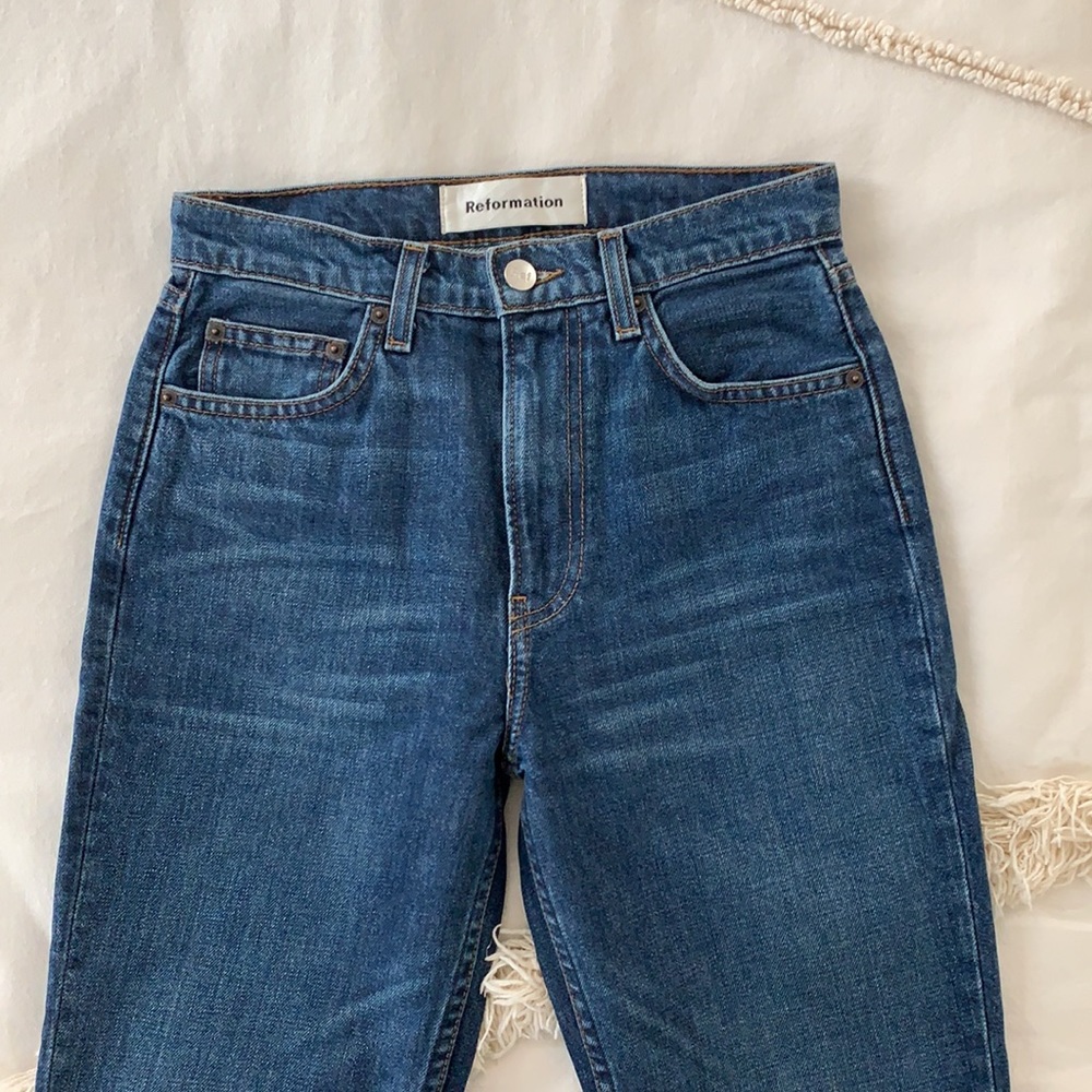 Reformation Julia high cigarette Jean